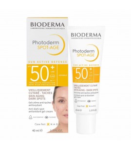 بيوديرما فوتوديرم واقي شمس للبقع وعلامات تقدم السن SPF 50+ 40 مل