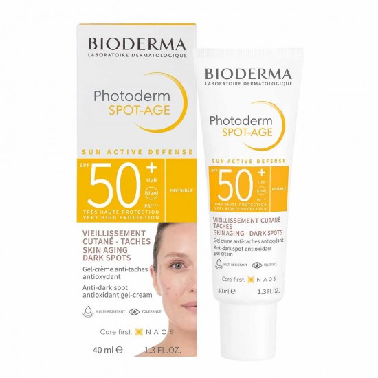 بيوديرما فوتوديرم واقي شمس للبقع وعلامات تقدم السن SPF 50+ 40 مل