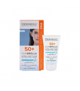 ديرميديك صن بريلا واقي شمس فلويد فائق الخفة للبشرة الدهنية والمختلطة SPF 50+ 40 مل