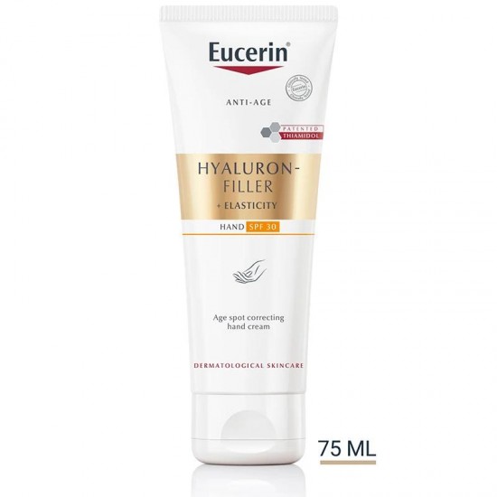 يوسيرين هيالورون-فيلر + إيلاستيستي كريم مضاد لعلامات تقدم سن البشرة لليدين SPF 30 75 مل