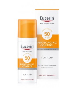 يوسيرين واقي شمس للوجه للتحكم بعلامات الشيخوخة الضوئية SPF 50+ 50 مل