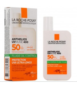 لاروش بوزيه أنثيليوس UVMune 400 واقي شمس سائل للتحكم بالدهون SPF 50+ 50 مل