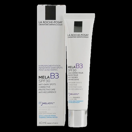 لاروش بوزيه ميلا B3 كريم مصحح وواقٍ من التصبغات SPF 30 بحجم 40 مل