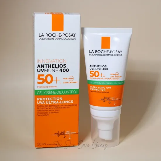 لاروش بوزيه أنثيليوس UVMune 400 جل-كريم واقي شمس للتحكم بالدهون SPF 50+ 50 مل