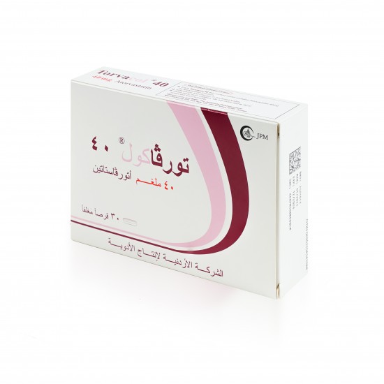 تورفاكول 40 ملغم