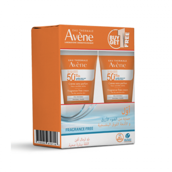 أفين واقي شمس سائل خال من العطر SPF50