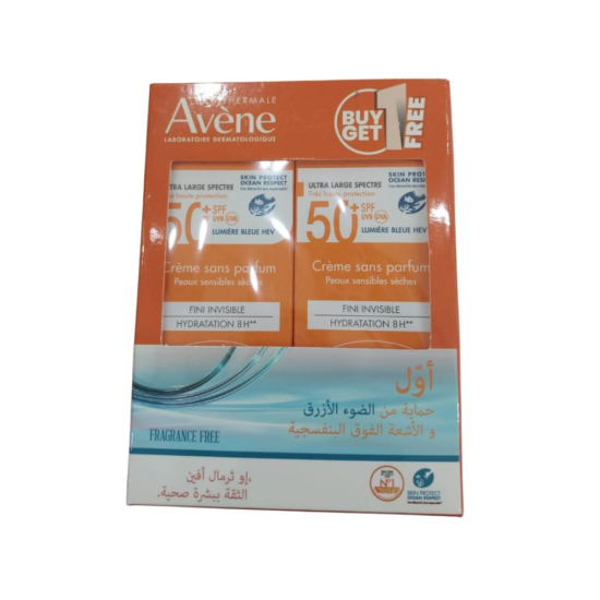كريم أفين واقي الشمس SPF50 – 50 مل (1+1)