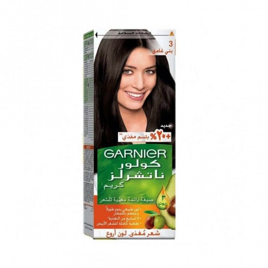 غارنييه صبغة شعر رقم 3 بني غامق